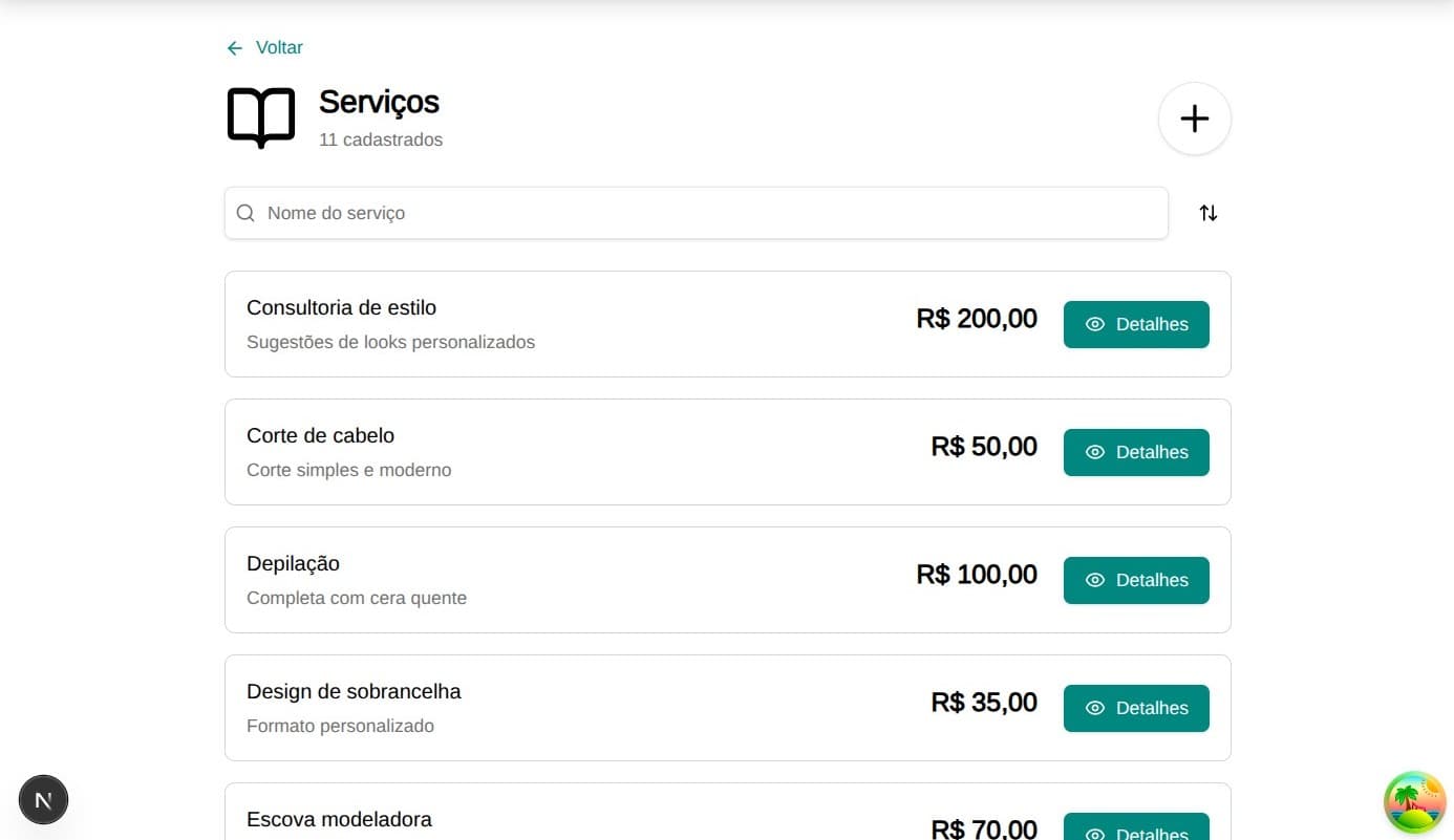 Registro de serviços